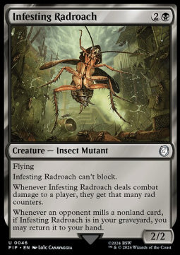 Infesting Radroach PIP-46 Uncommon Near Mint Englisch