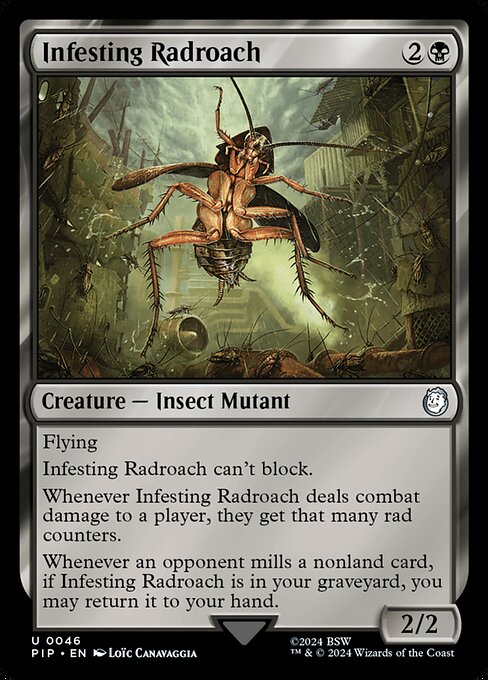 Infesting Radroach PIP-46 Uncommon Near Mint Englisch
