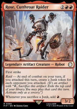 Rose, Cutthroat Raider PIP-66 Rare Near Mint Englisch