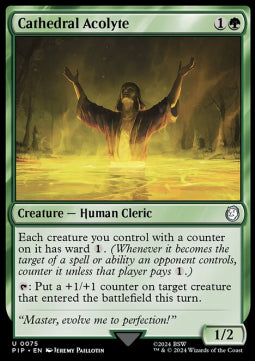 Cathedral Acolyte PIP-75 Uncommon Near Mint Englisch Foil