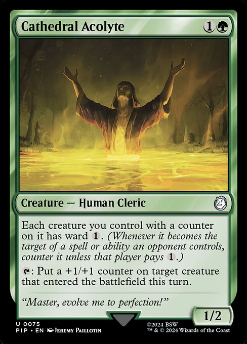 Cathedral Acolyte PIP-75 Uncommon Near Mint Englisch Foil