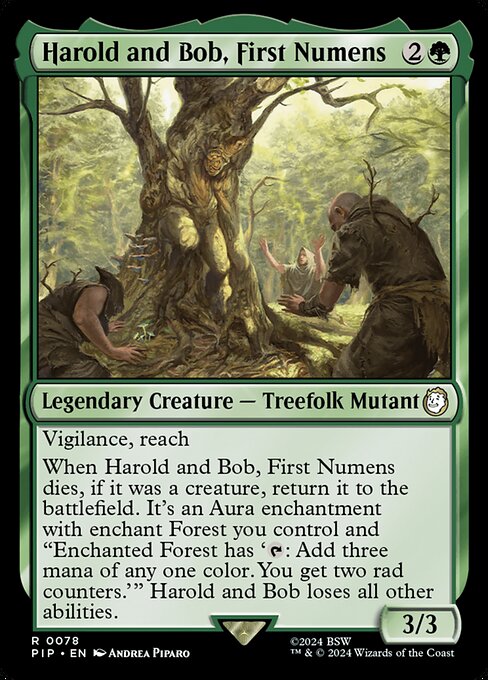 Harold and Bob, First Numens PIP-78 Rare Near Mint Englisch