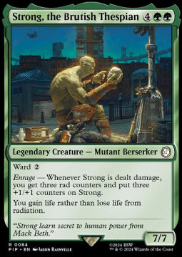 Strong, the Brutish Thespian PIP-84 Rare Excellent Englisch