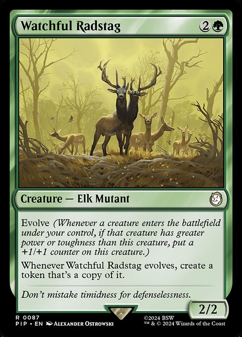 Watchful Radstag PIP-87 Rare Near Mint Englisch