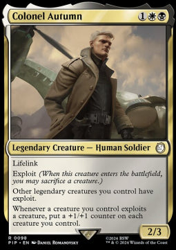 Colonel Autumn PIP-98 Rare Near Mint Englisch Foil