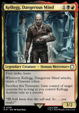 Kellogg, Dangerous Mind PIP-106 Rare Near Mint Englisch Foil