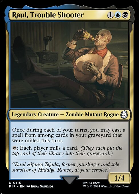 Raul, Trouble Shooter PIP-115 Uncommon Near Mint Englisch Foil