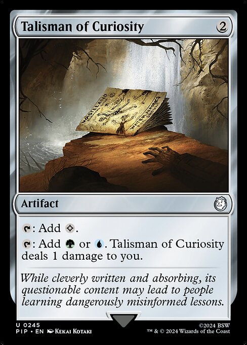 Talisman of Curiosity PIP-245 Uncommon Near Mint Englisch