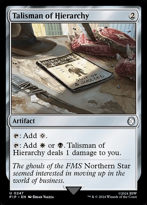 Talisman of Hierarchy PIP-247 Uncommon Excellent Englisch