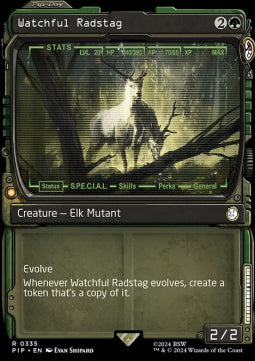 Watchful Radstag (V.1) XPIP-335 Rare Near Mint Englisch Foil