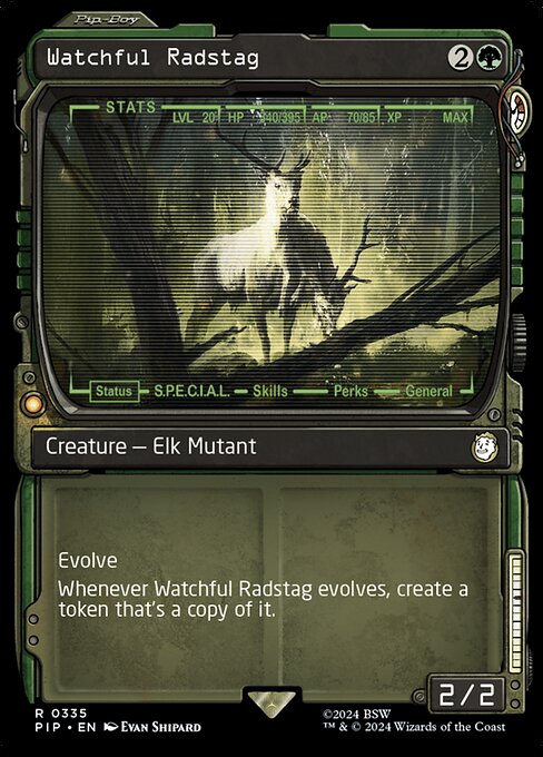 Watchful Radstag (V.1) XPIP-335 Rare Near Mint Englisch Foil