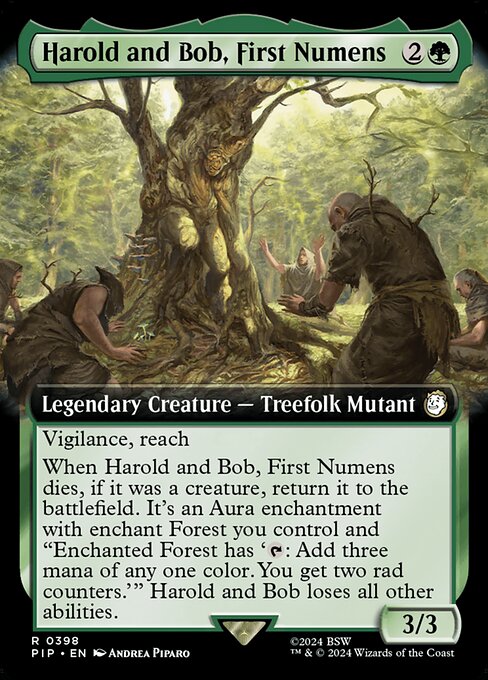 Harold and Bob, First Numens (V.1) XPIP-398 Rare Near Mint Englisch