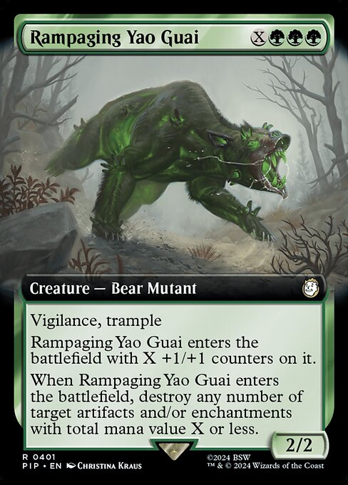 Rampaging Yao Guai (V.1) XPIP-401 Rare Near Mint Englisch