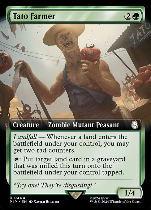 Tato Farmer (V.1) XPIP-404 Rare Near Mint Englisch Foil