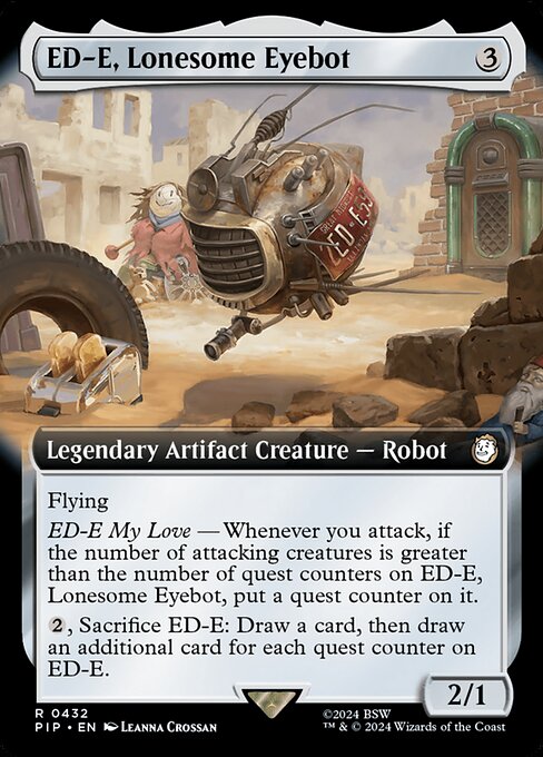 ED-E, Lonesome Eyebot XPIP-432 Rare Excellent Englisch