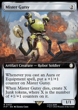 Mister Gutsy (V.1) XPIP-433 Rare Near Mint Englisch Foil