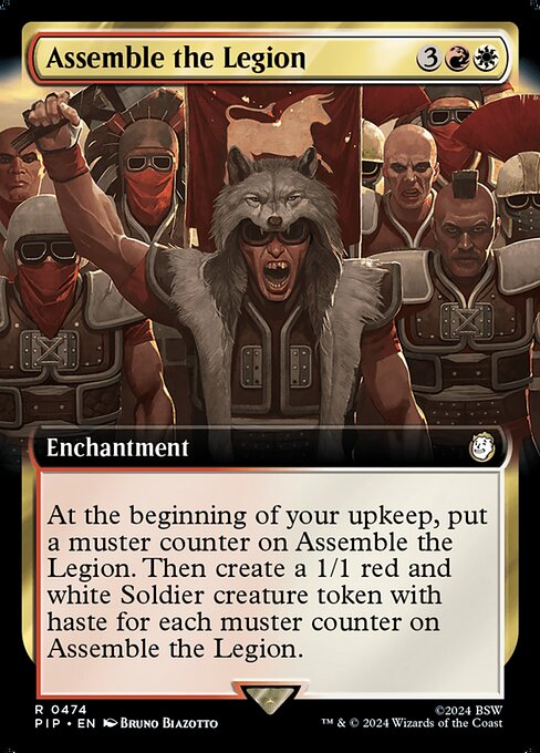 Aufmarsch der Legion (V.1) XPIP-474 Rare Excellent Englisch Foil