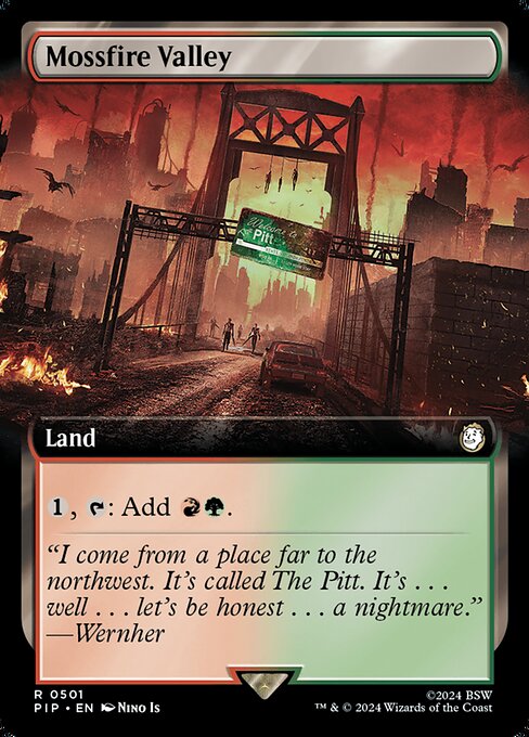Moosfeuer-Tal (V.1) XPIP-501 Rare Near Mint Englisch Foil