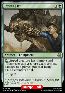 Power Fist (V.2) XPIP-609 Rare Excellent Englisch Foil