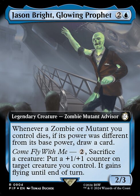 Jason Bright, Glowing Prophet (V.3) XPIP-904 Rare Near Mint Englisch Foil