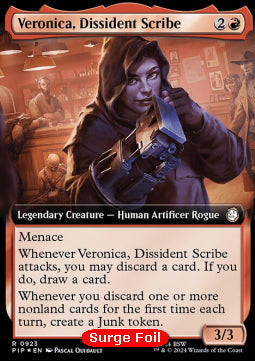 Veronica, Dissident Scribe (V.3) XPIP-923 Rare Near Mint Englisch Foil