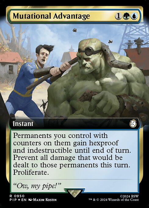 Mutational Advantage (V.3) XPIP-950 Rare Near Mint Englisch Foil
