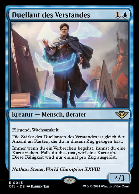 Duellant des Verstandes OTJ-45 Rare Near Mint Deutsch Foil