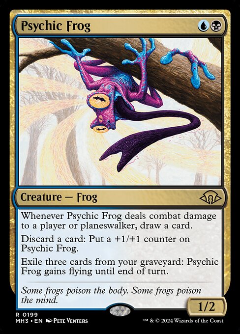 Psychic Frog MH3-199 Rare Boosterfrisch Englisch Foil