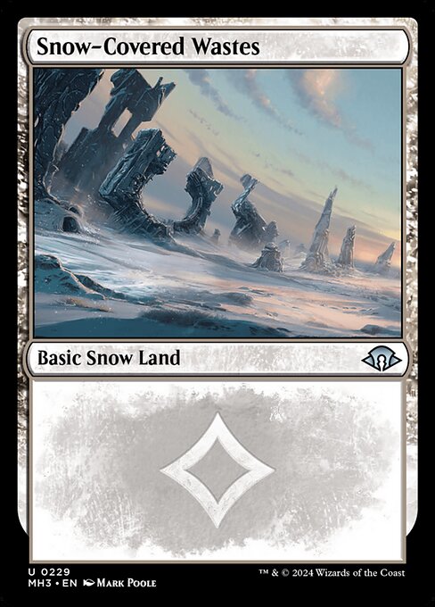 Snow-Covered Wastes MH3-229 Uncommon Good Englisch