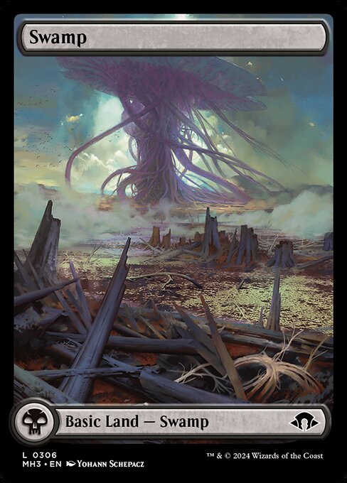 Swamp MH3-306 Land Near Mint Englisch Foil