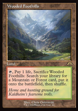 Bewaldete Gebirgsausläufer (V.2) XMH3-441 Rare Excellent Englisch Foil