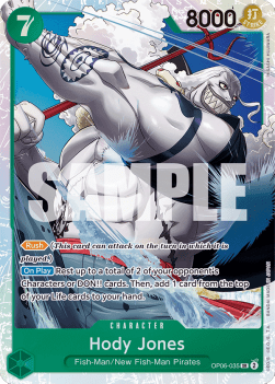 Hody Jones (OP06-035) (V.1) OP06 Super Rare Excellent Englisch