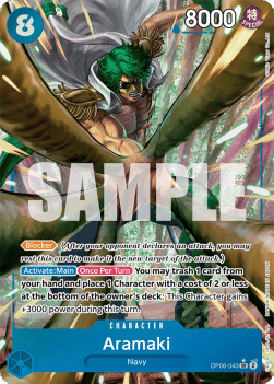 Aramaki (OP06-043) (V.2) OP06 Alternate Art Near Mint Englisch
