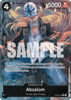 Absalom (OP06-081) (V.2) OP06 Alternate Art Excellent Englisch