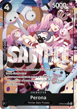 Perona (OP06-093) (V.2) OP06 Alternate Art Near Mint Englisch