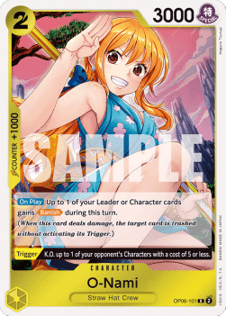 O-Nami (OP06-101) (V.1) OP06 Rare Excellent Englisch