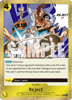 Reject (OP06-116) OP06 Rare Near Mint Englisch