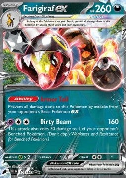 Farigiraf ex TEF-108 Double Rare Near Mint Deutsch