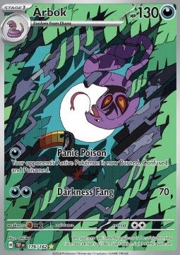 Arbok TEF-176 Illustration Rare Near Mint Deutsch