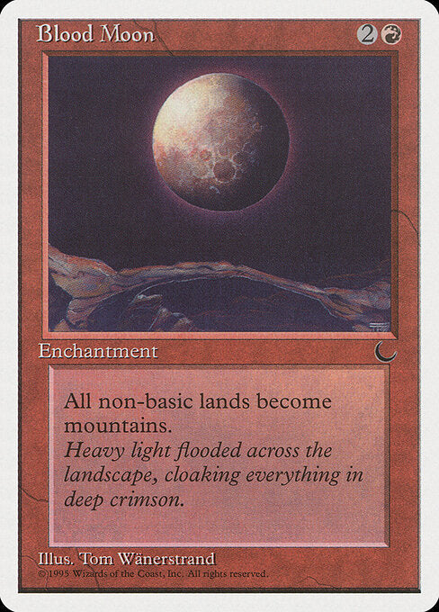 Blood Moon CHR- Rare Excellent Englisch