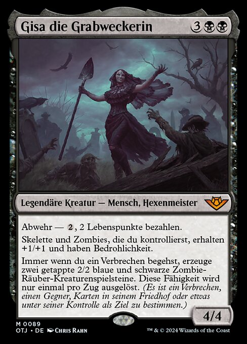 Gisa die Grabweckerin OTJ-89 Mythic Excellent Deutsch