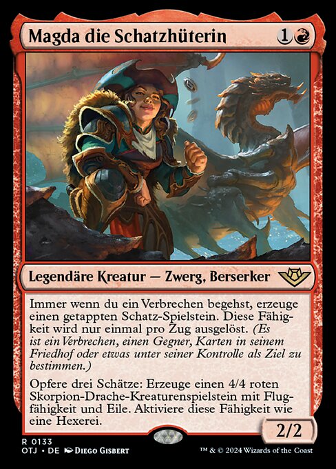 Magda die Schatzhüterin OTJ-133 Rare Near Mint Deutsch