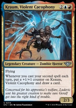 Kraum, Violent Cacophony OTJ-214 Uncommon Near Mint Englisch