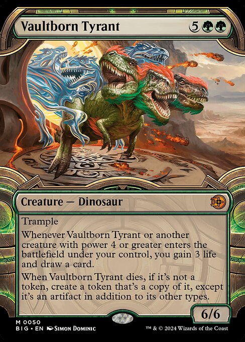 Vaultborn Tyrant (V.2) BIG-50 Mythic Near Mint Englisch Foil