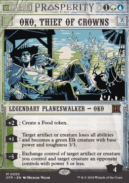 Oko, Thief of Crowns OTP-50 Mythic Near Mint Englisch