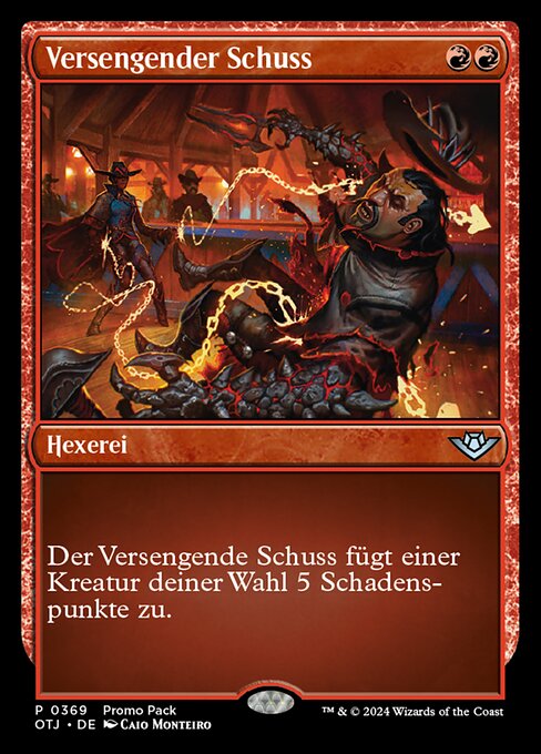 Versengender Schuss POTJ-369 Uncommon Near Mint Deutsch