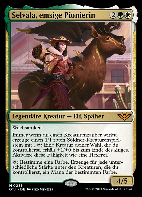 Selvala, emsige Pionierin OTJ-231 Mythic Good Deutsch
