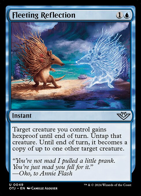 Flüchtige Reflexion OTJ-49 Uncommon Near Mint Englisch Foil