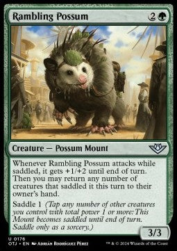 Umherziehendes Opossum OTJ-176 Uncommon Near Mint Englisch