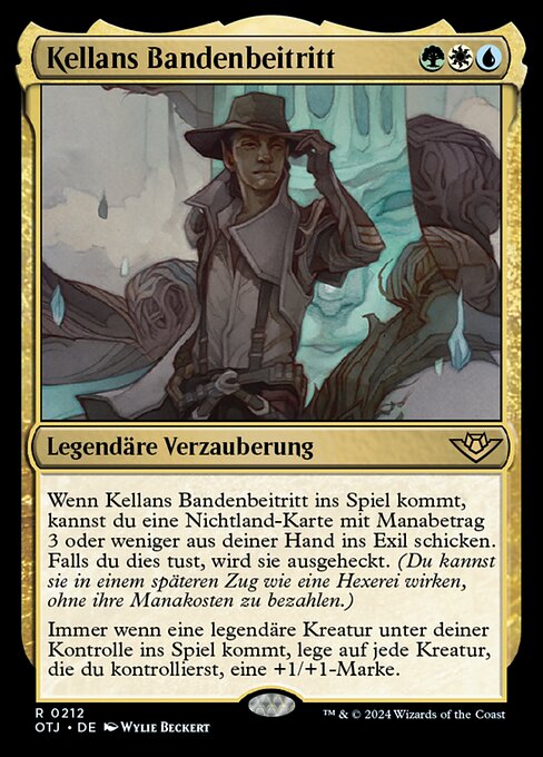 Kellans Bandenbeitritt OTJ-212 Rare Excellent Deutsch